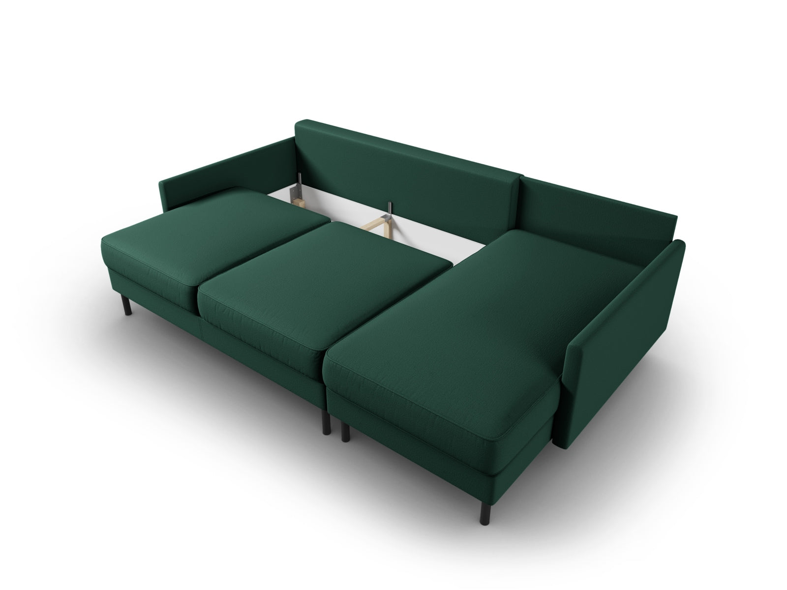 Entdecken Sie das Scott Ecksofa rechts von Micadoni: elegantes 5-Sitzer Sofa mit praktischer Schlaffunktion und grosszügigem Stauraum für Ihr Wohnzimmer!