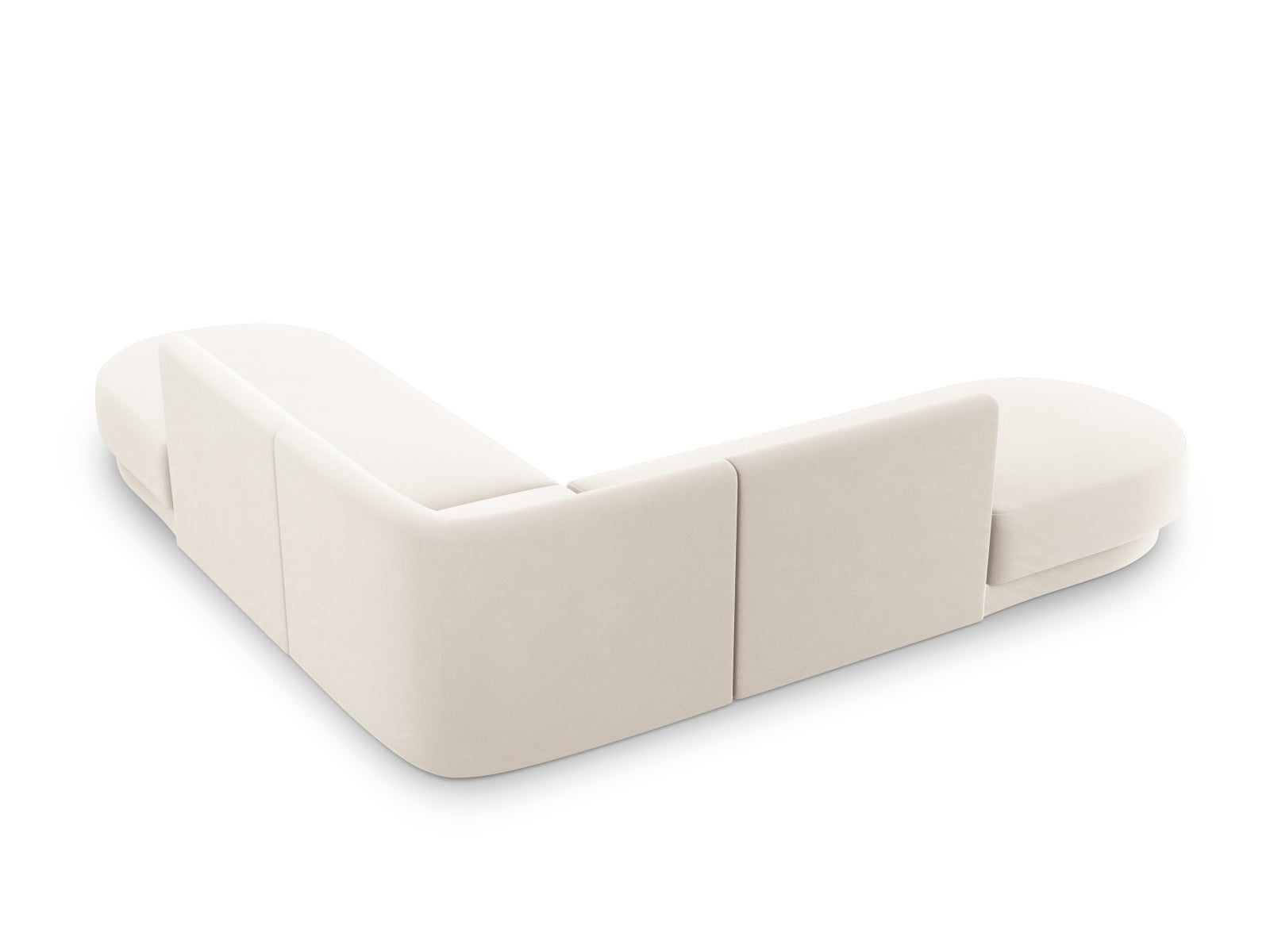 Erleben Sie das luxuriöse Miley Velour Ecksofa von Micadoni – ein 5-Sitzer, der Komfort und modernes Design perfekt vereint.