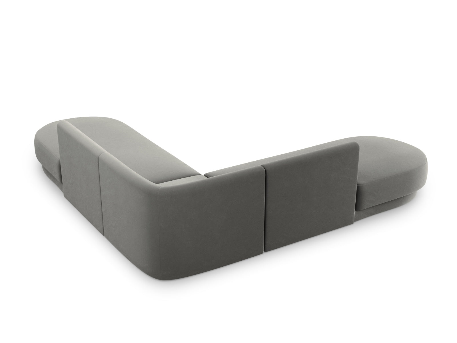 Erleben Sie das luxuriöse Miley Velour Ecksofa von Micadoni – ein 5-Sitzer, der Komfort und modernes Design perfekt vereint.