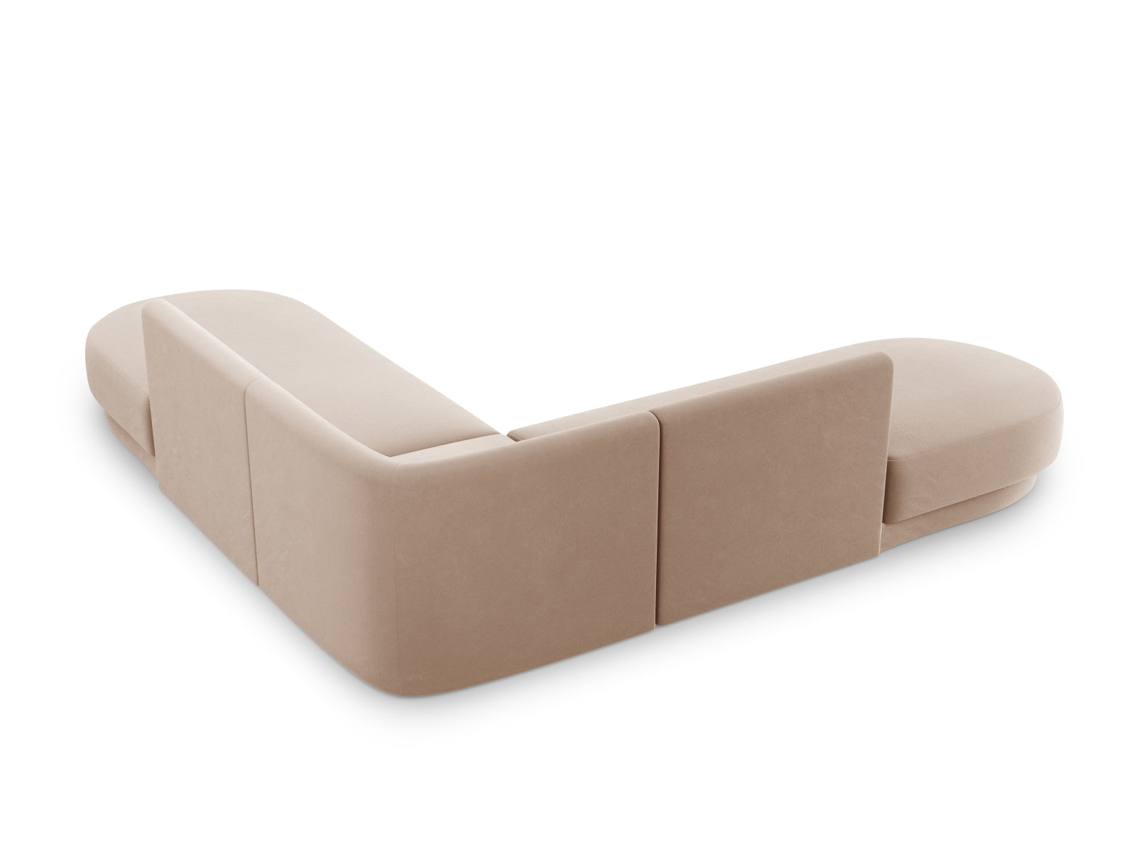 Erleben Sie das Miley Velour Ecksofa von Micadoni – ein luxuriöses 5-Sitzer Sofa, das mit seinem eleganten Design und hohem Komfort begeistert.