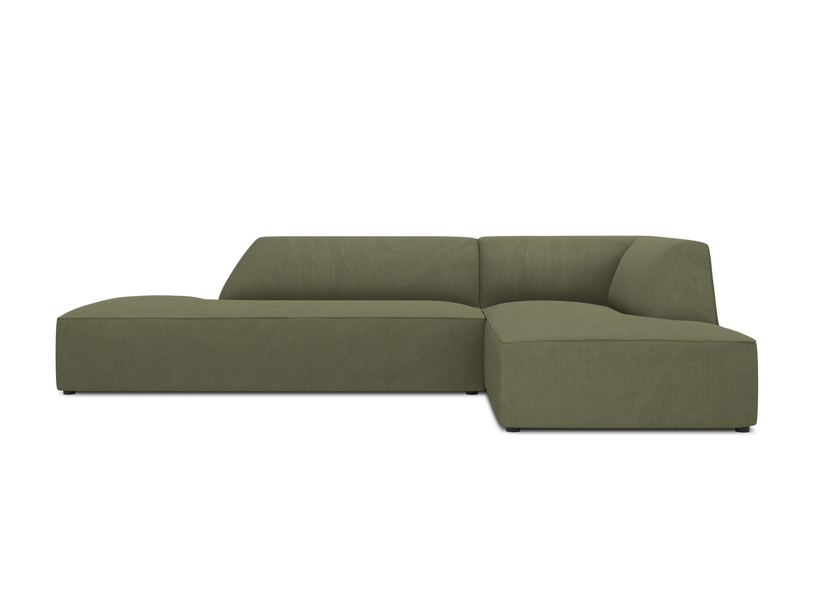 Ruby Modulares Ecksofa rechts 4 Sitzer in Green-Scala präsentiert im Onlineshop von KAQTU Design AG. L-Sofa rechts ist von Micadoni