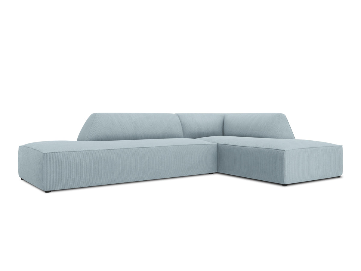 Ruby Modulares Ecksofa Open end rechts 4 Sitzer in Light Blue-Scala präsentiert im Onlineshop von KAQTU Design AG. L-Sofa rechts ist von Micadoni