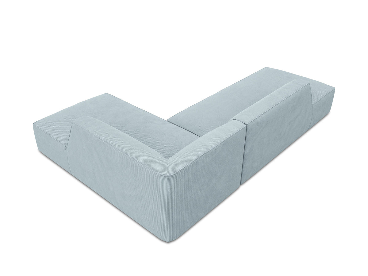 Ruby Modulares Ecksofa Open end rechts 4 Sitzer in Light Blue-Scala präsentiert im Onlineshop von KAQTU Design AG. L-Sofa rechts ist von Micadoni