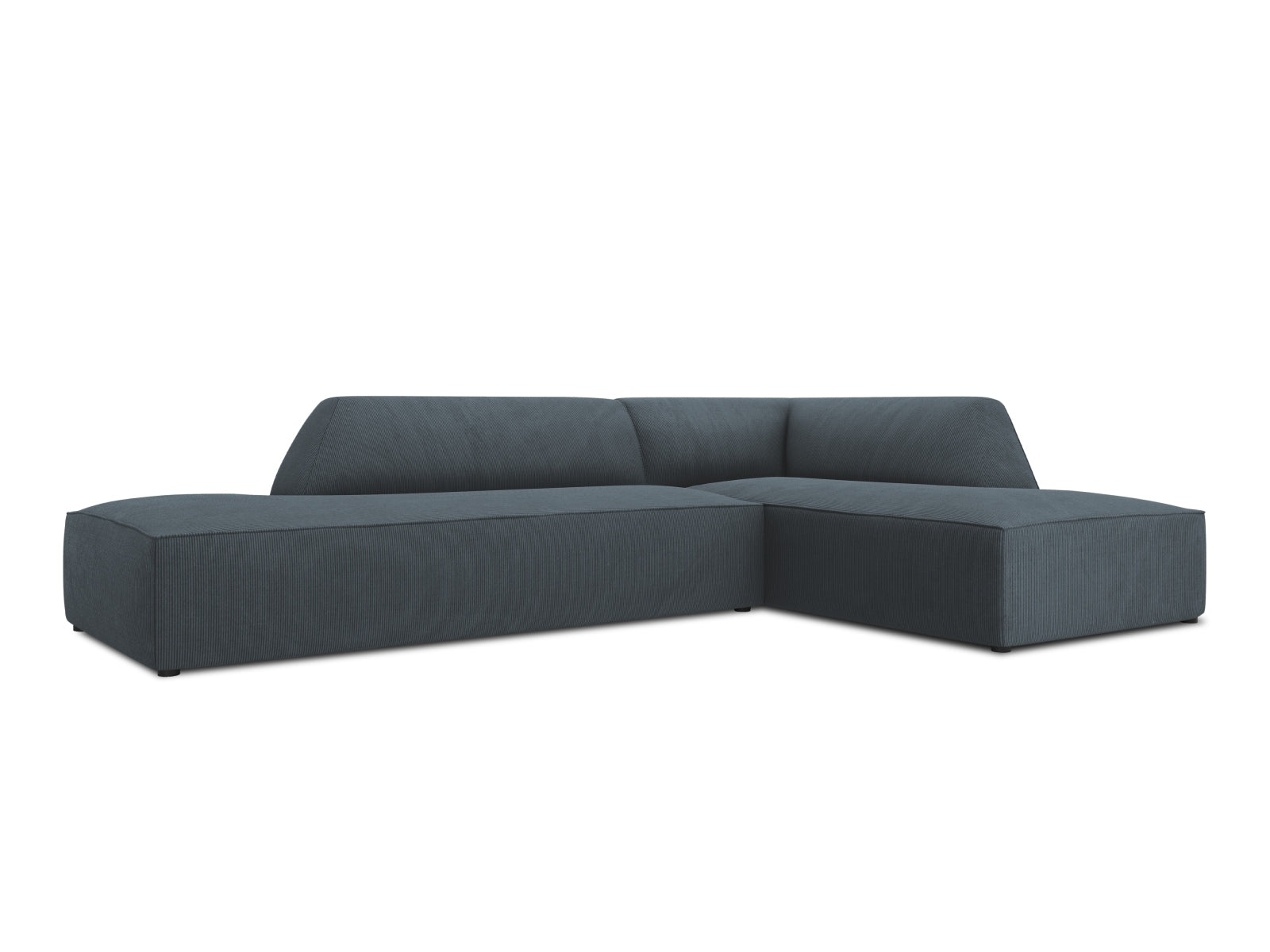 Entdecken Sie das Ruby Ecksofa rechts 4 Sitzer von Micadoni – ein stilvolles, modulares Möbelstück, das Komfort und Flexibilität für Ihr Wohnzimmer bietet.