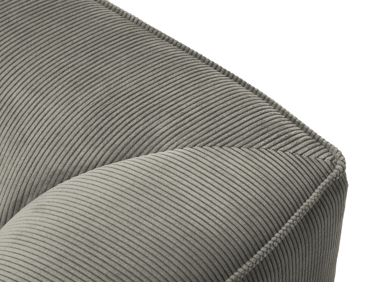 Ruby Modulares Ecksofa Open end rechts 4 Sitzer in Light Grey-Scala präsentiert im Onlineshop von KAQTU Design AG. L-Sofa rechts ist von Micadoni