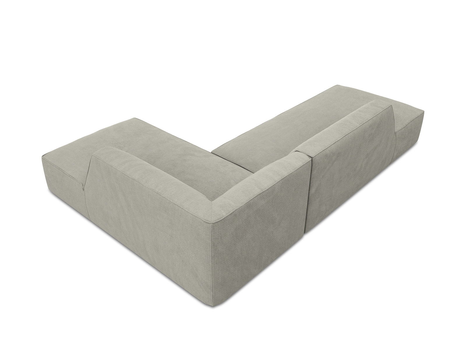 Stylisches Ruby Ecksofa in modernem Design, 4-Sitzer mit offenem Ende rechts, ideal für gemütliche Wohnräume von Micadoni.