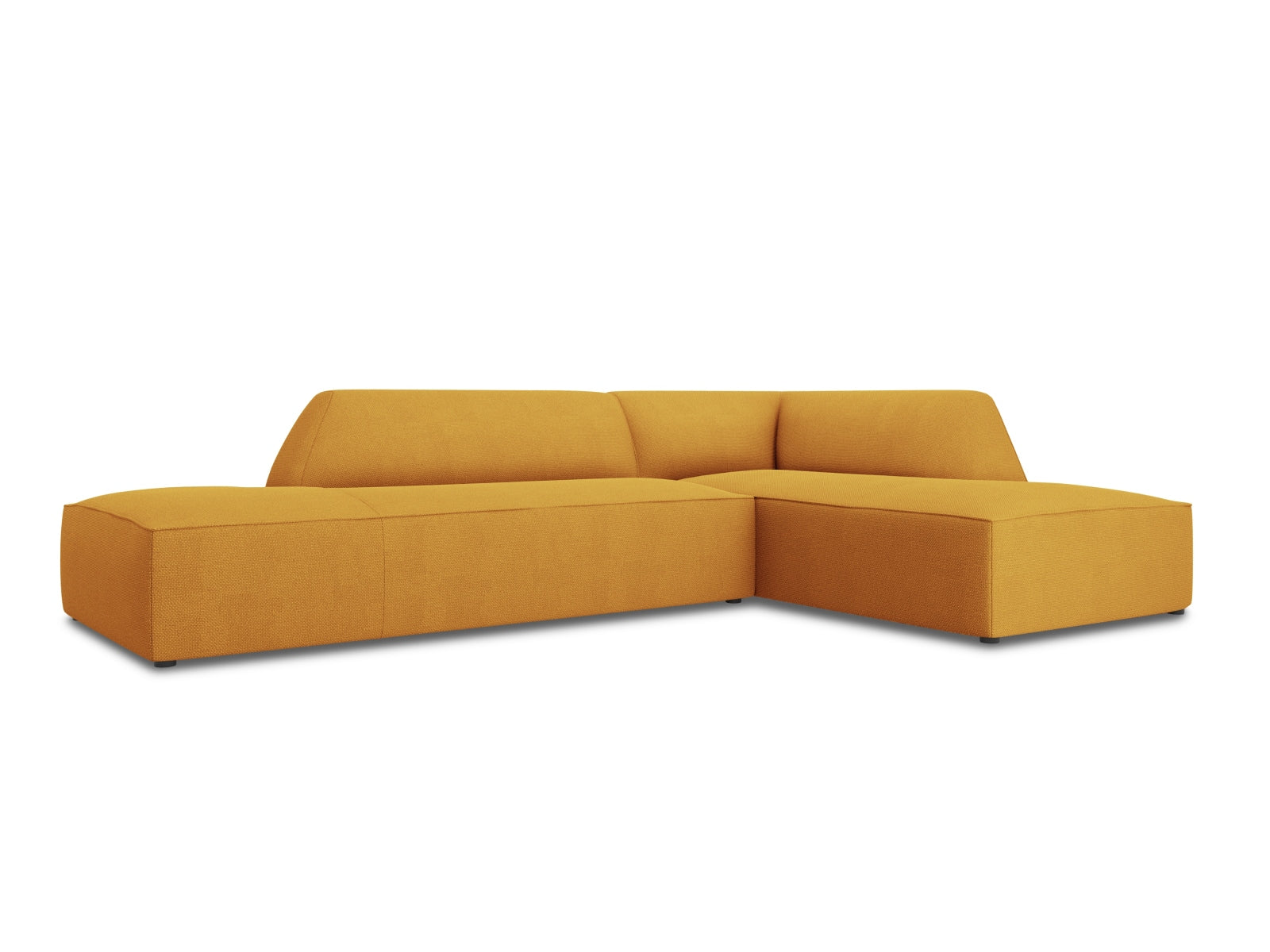Elegantes Ruby Ecksofa in stilvollem Design, modulare 4-Sitzer-Variante mit offener Enden rechts, ideal für moderne Wohnräume.