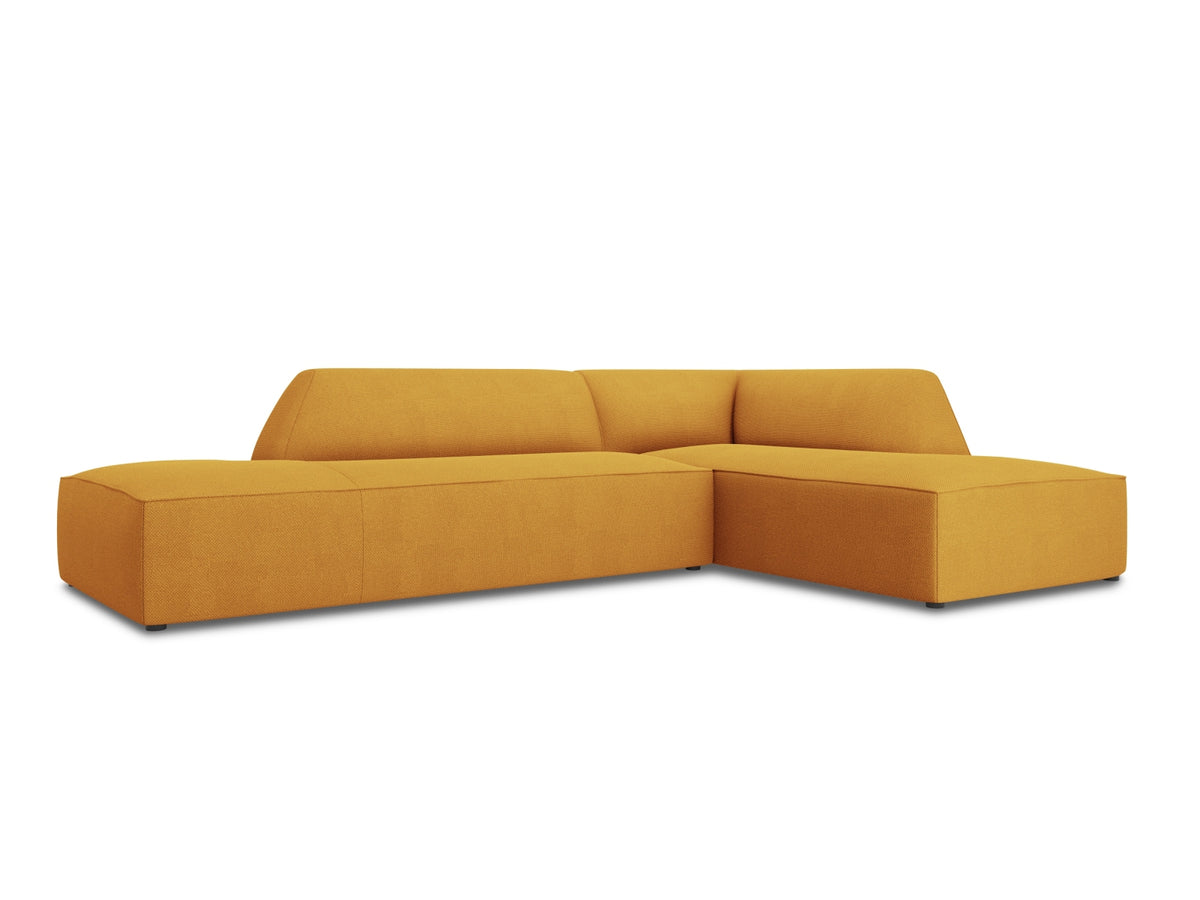 Ruby Modulares Ecksofa Open end rechts 4 Sitzer in Yellow-Ottawa präsentiert im Onlineshop von KAQTU Design AG. L-Sofa rechts ist von Micadoni