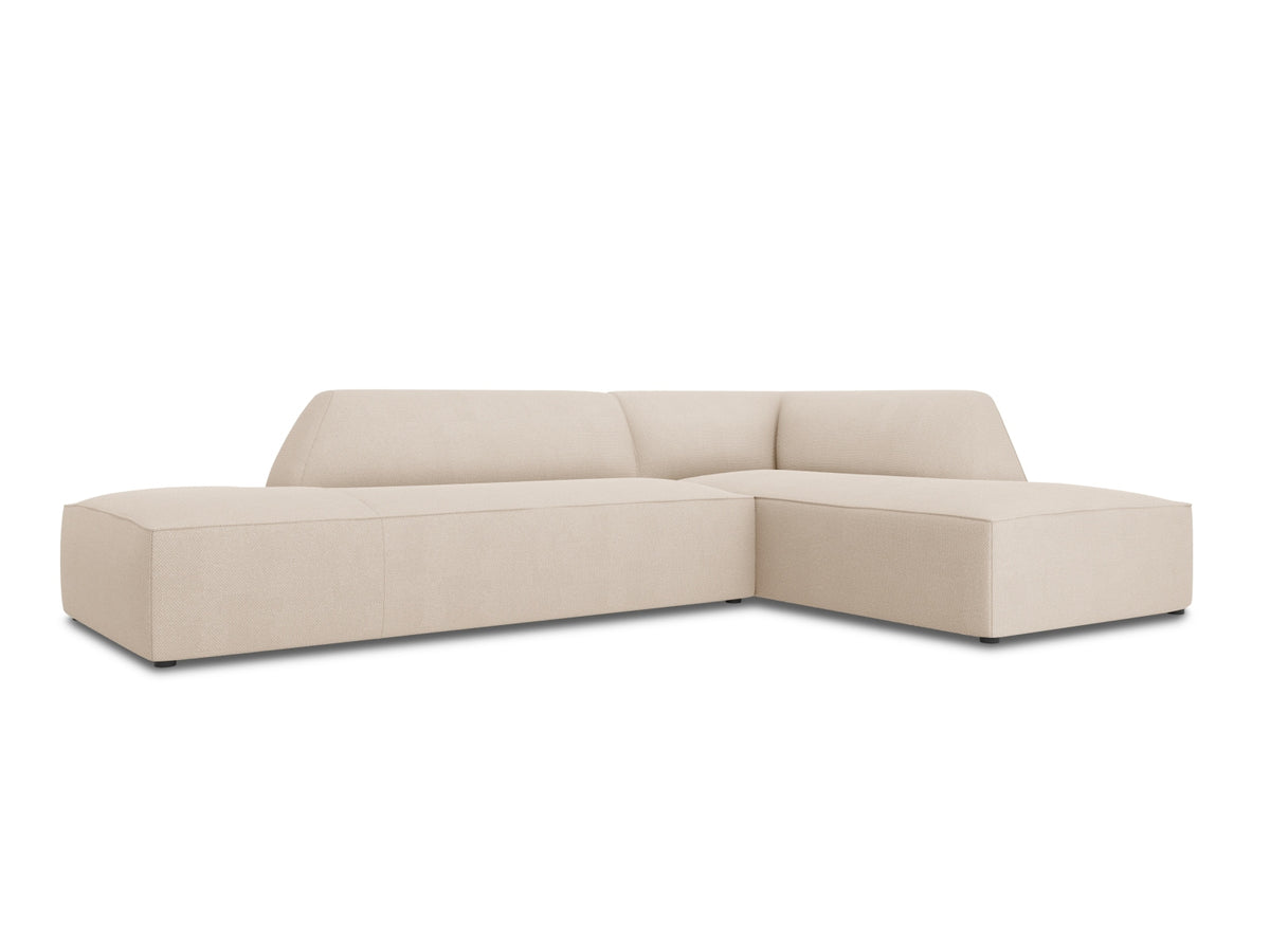 Ruby Modulares Ecksofa Open end rechts 4 Sitzer in Beige-Ottawa präsentiert im Onlineshop von KAQTU Design AG. L-Sofa rechts ist von Micadoni