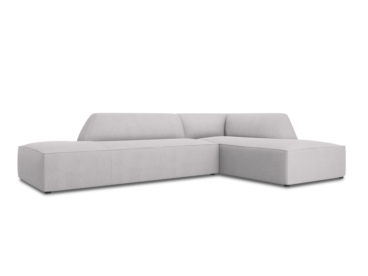 Ruby Modulares Ecksofa Open end rechts 4 Sitzer in Light Grey-Ottawa präsentiert im Onlineshop von KAQTU Design AG. L-Sofa rechts ist von Micadoni