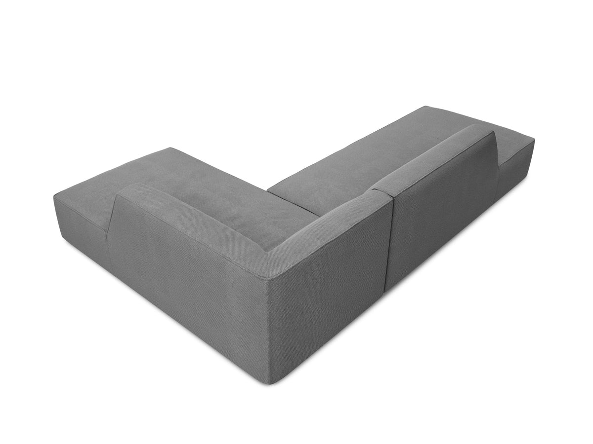 Ruby Modulares Ecksofa Open end rechts 4 Sitzer in Grey-Ottawa präsentiert im Onlineshop von KAQTU Design AG. L-Sofa rechts ist von Micadoni