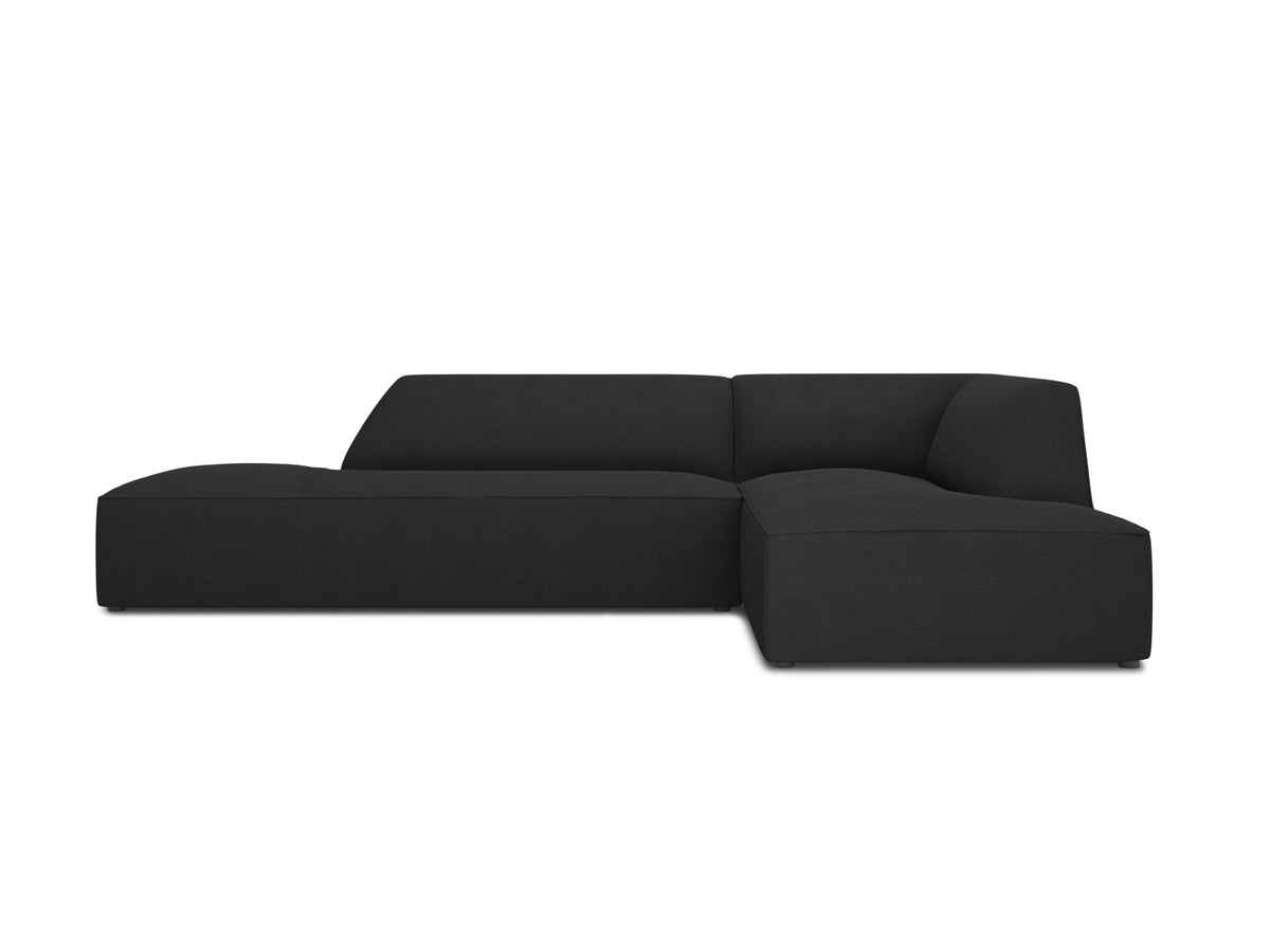 Ruby Modulares Ecksofa Open end rechts 4 Sitzer in Black-Ottawa präsentiert im Onlineshop von KAQTU Design AG. L-Sofa rechts ist von Micadoni