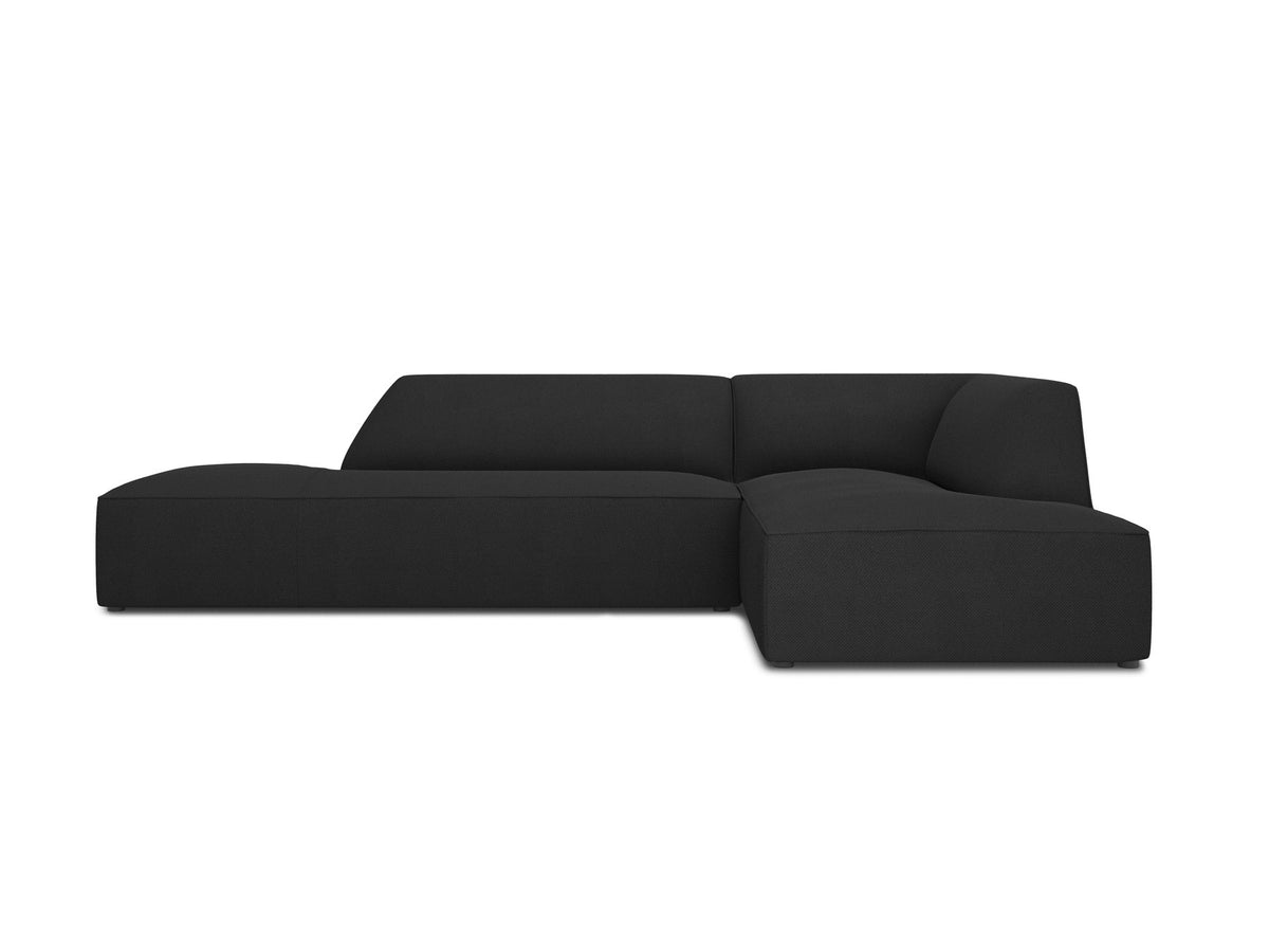 Ruby Modulares Ecksofa Open end rechts 4 Sitzer in Black-Ottawa präsentiert im Onlineshop von KAQTU Design AG. L-Sofa rechts ist von Micadoni
