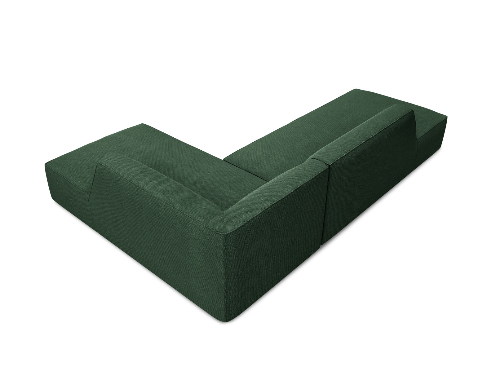 Modernes Ruby Ecksofa in Dunkelgrau, 4-Sitzer mit offener rechter Seite, perfekt für gemütliche Abende und stilvolle Einrichtung von Micadoni.