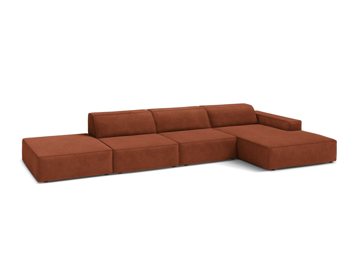5-Sitzer Ecksofa rechts Jodie in Brick-Liberty präsentiert im Onlineshop von KAQTU Design AG. Ecksofa rechts ist von Micadoni