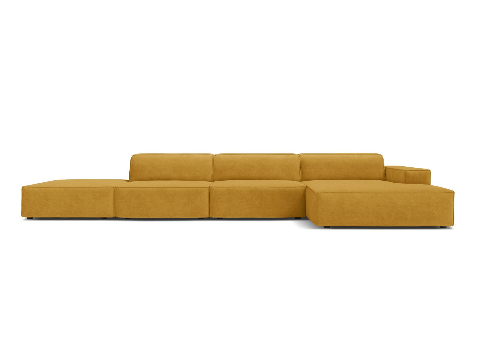 5-Sitzer Ecksofa rechts Jodie in Yellow-Liberty präsentiert im Onlineshop von KAQTU Design AG. Ecksofa rechts ist von Micadoni