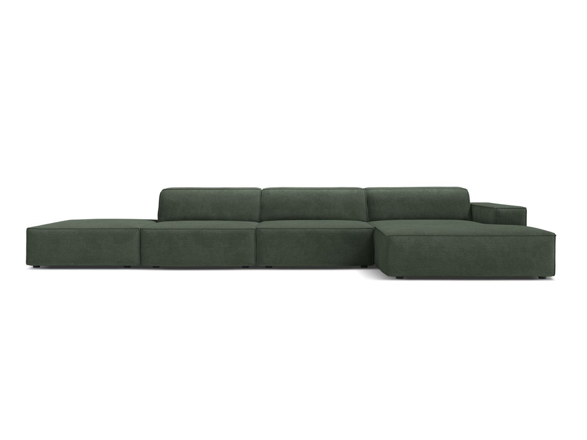 5-Sitzer Ecksofa rechts Jodie in Moss Green-Liberty präsentiert im Onlineshop von KAQTU Design AG. Ecksofa rechts ist von Micadoni