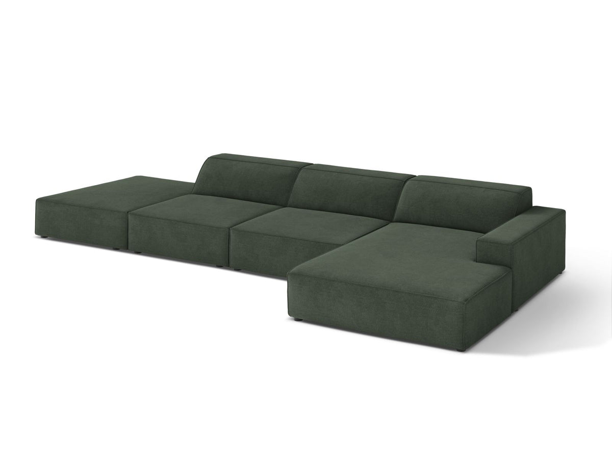 5-Sitzer Ecksofa rechts Jodie in Moss Green-Liberty präsentiert im Onlineshop von KAQTU Design AG. Ecksofa rechts ist von Micadoni