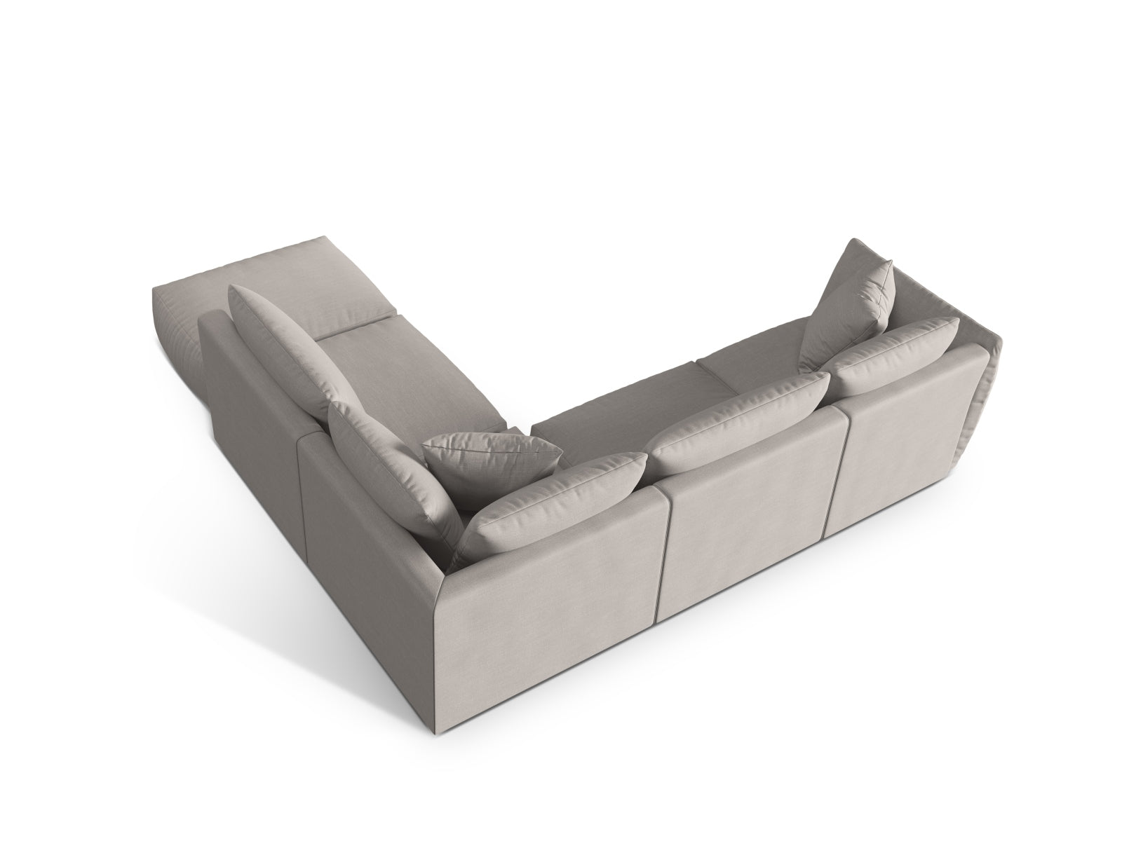 Entdecken Sie das Chris Modular Ecksofa rechts von Micadoni – ein stilvolles 4-Sitzer Sofa, das durch seine Flexibilität und hohen Sitzkomfort besticht!