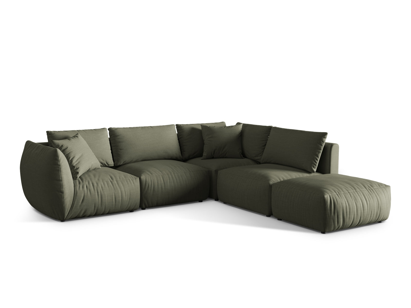 Entdecken Sie das Chris Modular Ecksofa rechts von Micadoni – ein stilvolles 4-Sitzer Sofa, das modernen Komfort und flexible Gestaltung für Ihr Wohnzimmer vereint!