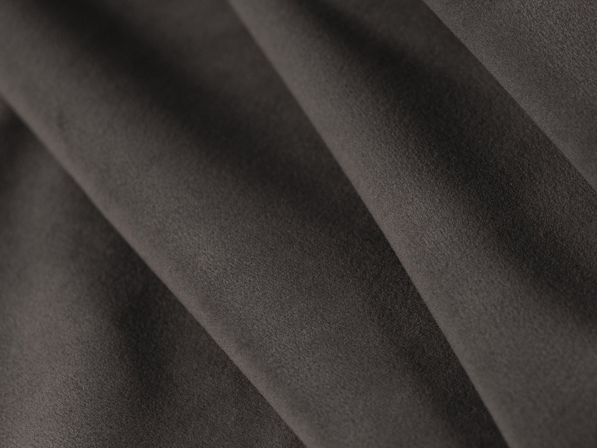 Ruby Velour modulares Ecksofa Open end rechts 4 Sitzer in Dark Grey-Salvador präsentiert im Onlineshop von KAQTU Design AG. L-Sofa rechts ist von Micadoni