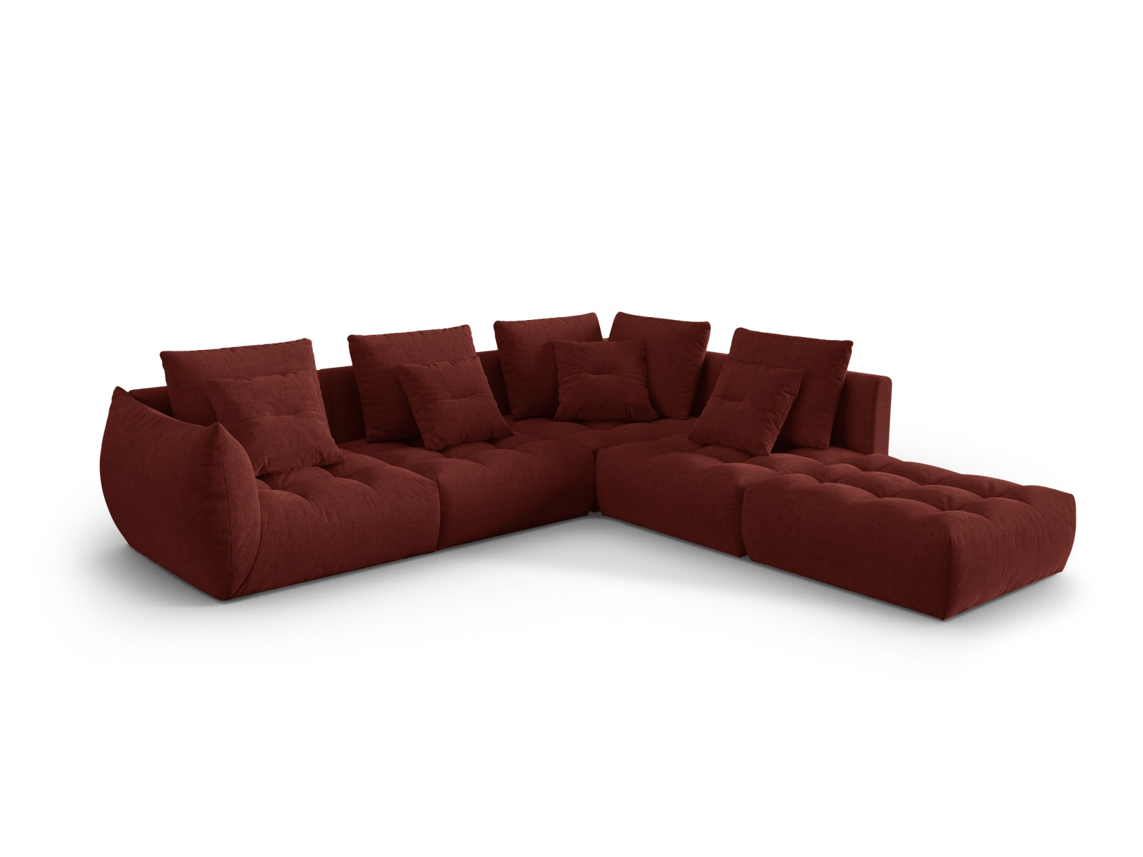 Entdecken Sie das Bloom Modular Ecksofa rechts von Micadoni – elegantes Design, flexibles Layout und hervorragender Sitzkomfort für Ihr Zuhause.