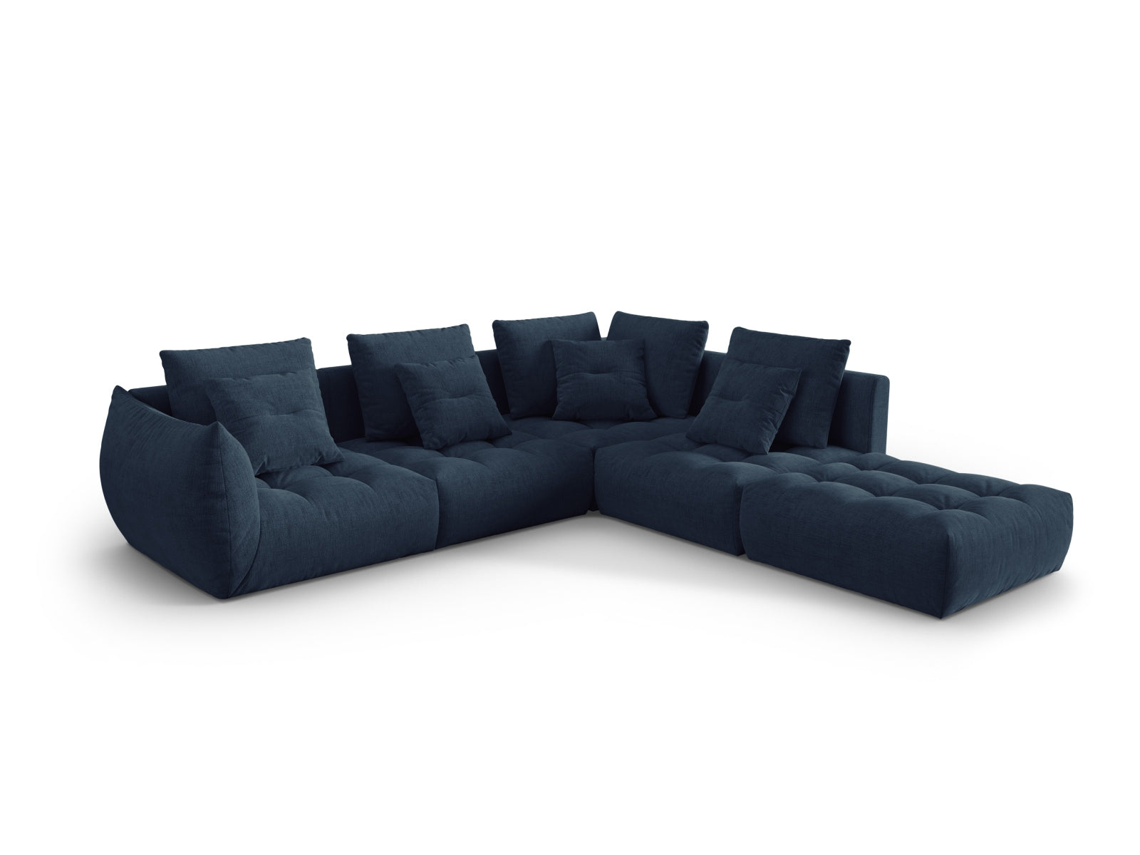 Entdecken Sie das Bloom Modular Ecksofa rechts von Micadoni – elegantes Design, flexible Module und höchsten Sitzkomfort für Ihr modernes Wohnzimmer.