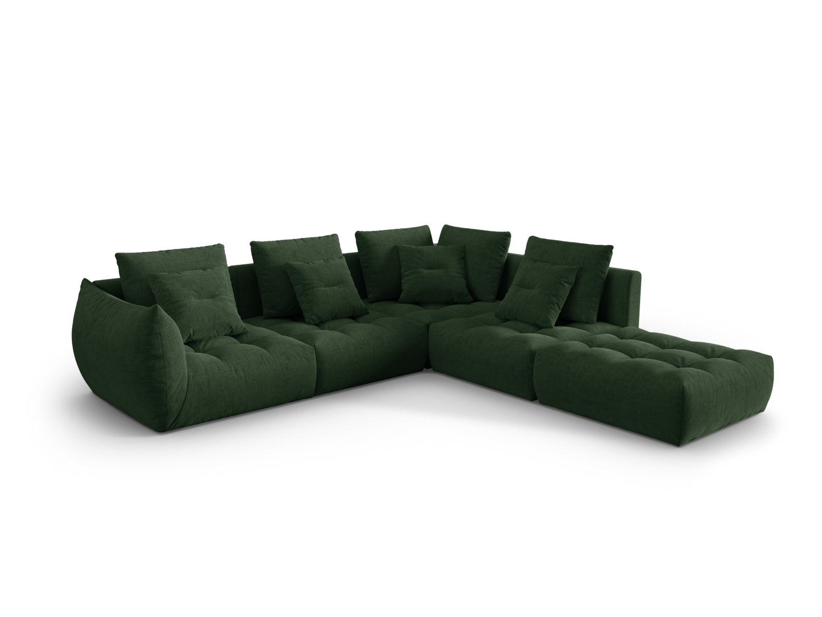 Entdecken Sie das Bloom Modular Ecksofa rechts von Micadoni – elegantes Design, flexible Module und höchsten Sitzkomfort für Ihr modernes Wohnzimmer.