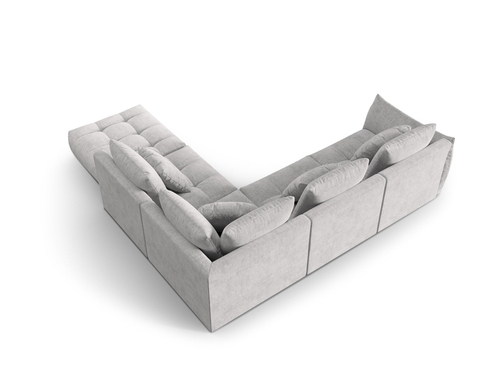 Erleben Sie das Bloom Modular Ecksofa rechts von Micadoni – stilvolles Design, anpassbare Module und höchsten Komfort für Ihr Zuhause.