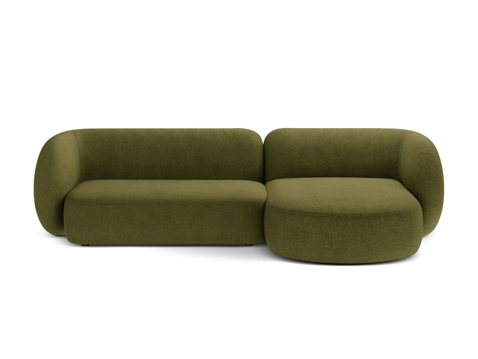 3-Sitzer Modular Ecksofa rechts Kate in Dark Olive Green-Baloo präsentiert im Onlineshop von KAQTU Design AG. Ecksofa rechts ist von Micadoni