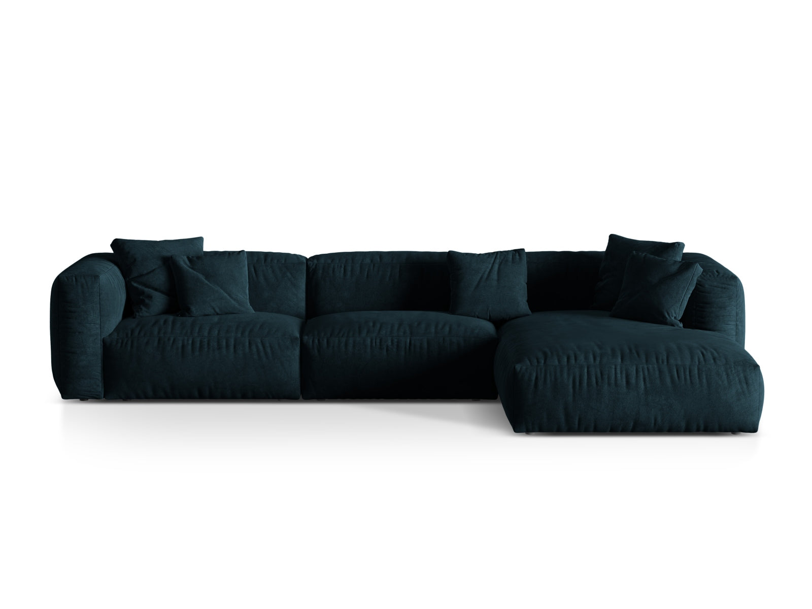 Martina Modulares Ecksofa rechts 3 Sitzer in Deep Petrol präsentiert im Onlineshop von KAQTU Design AG. Ecksofa rechts ist von Micadoni