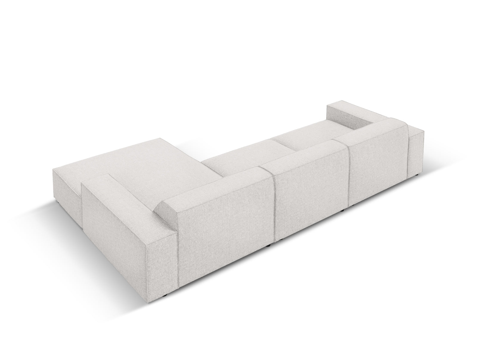 Entdecken Sie das Jodie Ecksofa von Micadoni: ein stilvolles, modulares 4-Sitzer Sofa, das Komfort, Funktionalität und Pflegeleichtigkeit vereint.