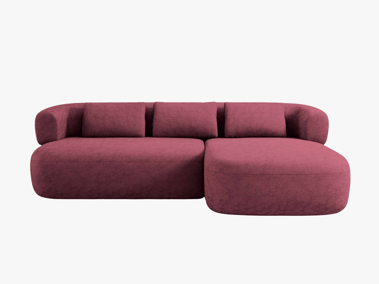 Jenny Ecksofa rechts 5 Sitzer in Cherrywood-Perfect Harmony präsentiert im Onlineshop von KAQTU Design AG. L-Sofa rechts ist von Micadoni