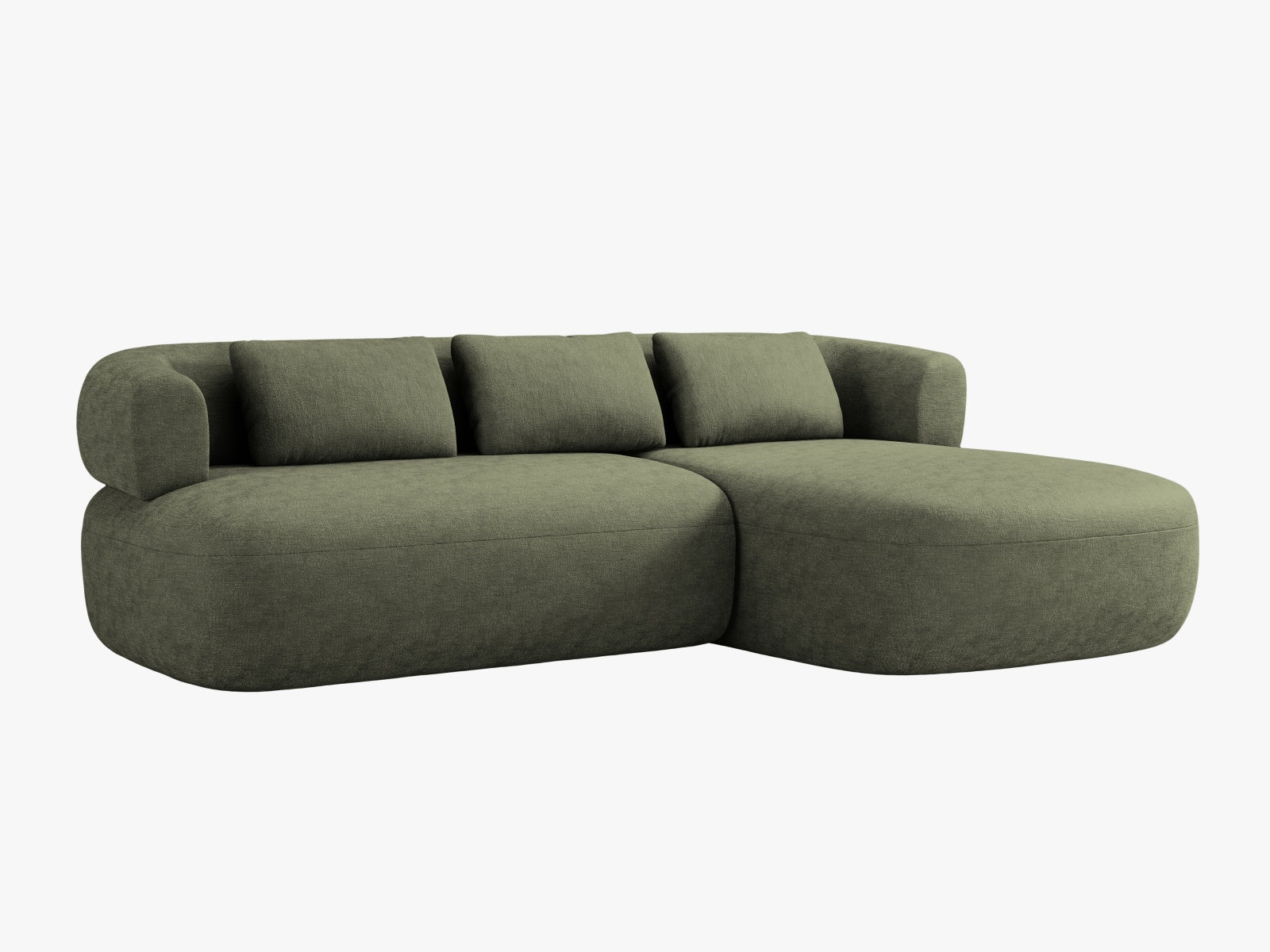 Entdecken Sie das stilvolle Jenny Ecksofa rechts 5 Sitzer von Micadoni – der perfekte Komfort für Ihr Zuhause!