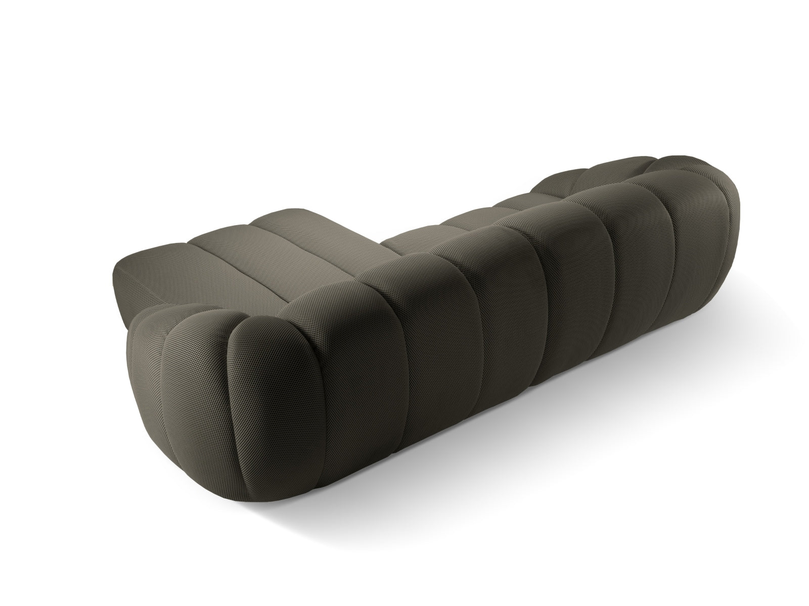 Stylisches L-Sofa Diana in Steel-Sonic, ideal für entspannte Abende. Hochwertige Verarbeitung und modernes Design von Micadoni.