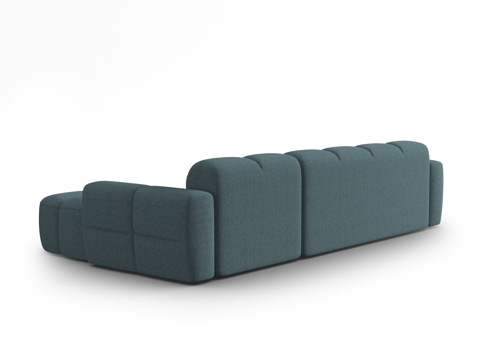 Erleben Sie das stilvolle Lisa Ecksofa rechts 4 Sitzer von Micadoni. Mit edlem Velours und zeitgemässem Design wird Ihr Wohnraum zum Highlight.