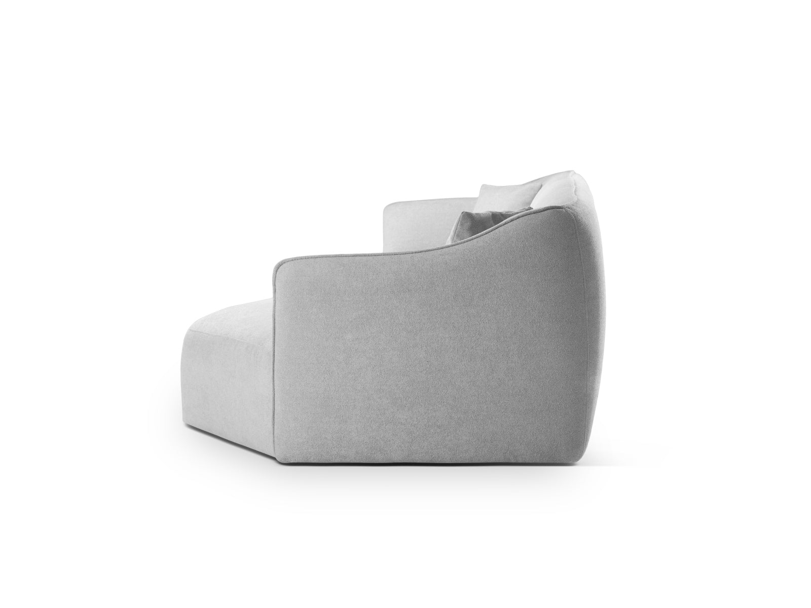 Entdecken Sie das Hailey Boucle Ecksofa rechts von Micadoni – ein stilvolles 5-Sitzer Sofa, das Komfort und modernes Design vereint.