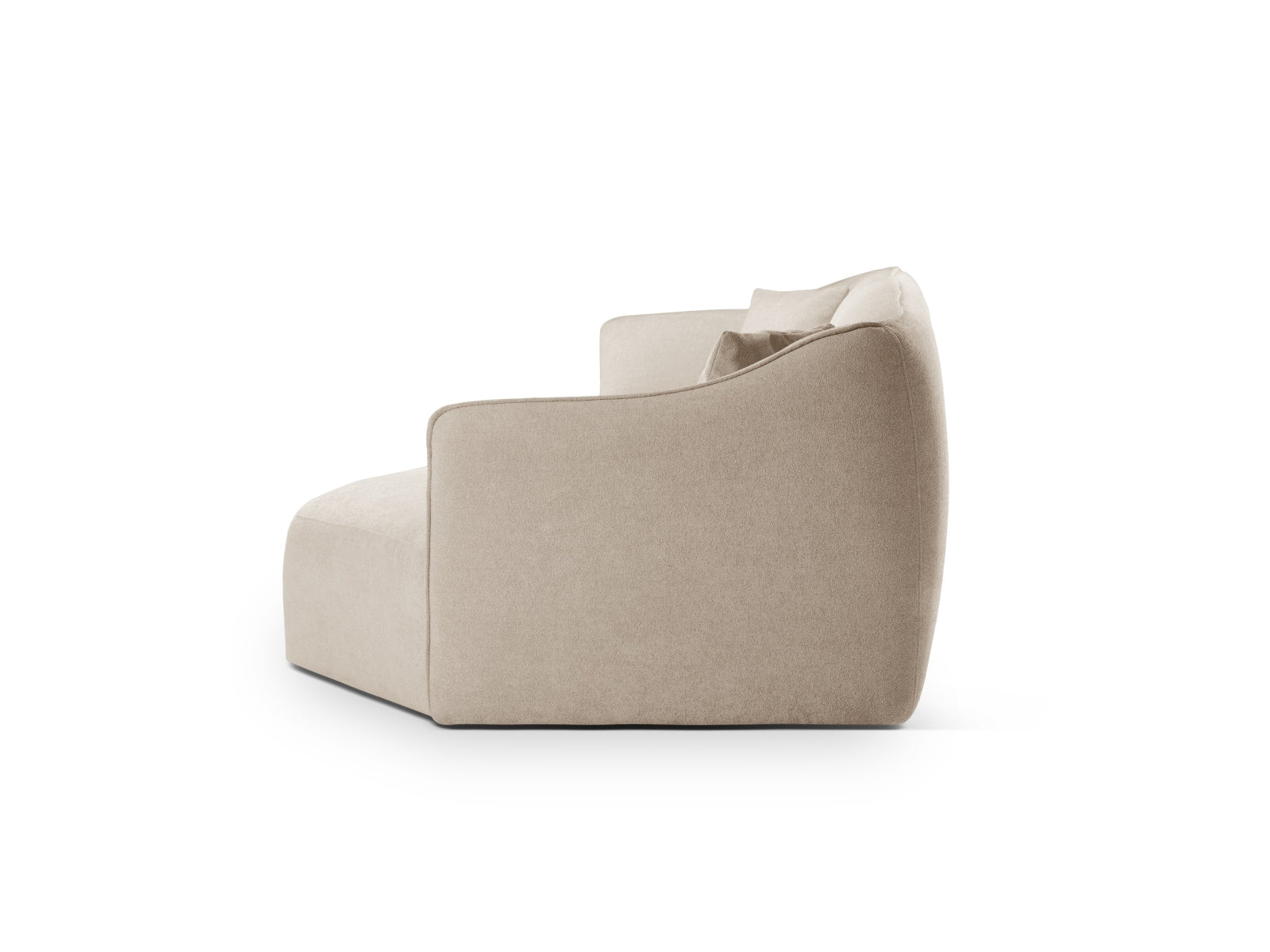 Erleben Sie das Hailey Boucle Ecksofa rechts von Micadoni – ein elegantes 5-Sitzer Sofa, das zeitgemässen Stil und höchsten Komfort bietet.