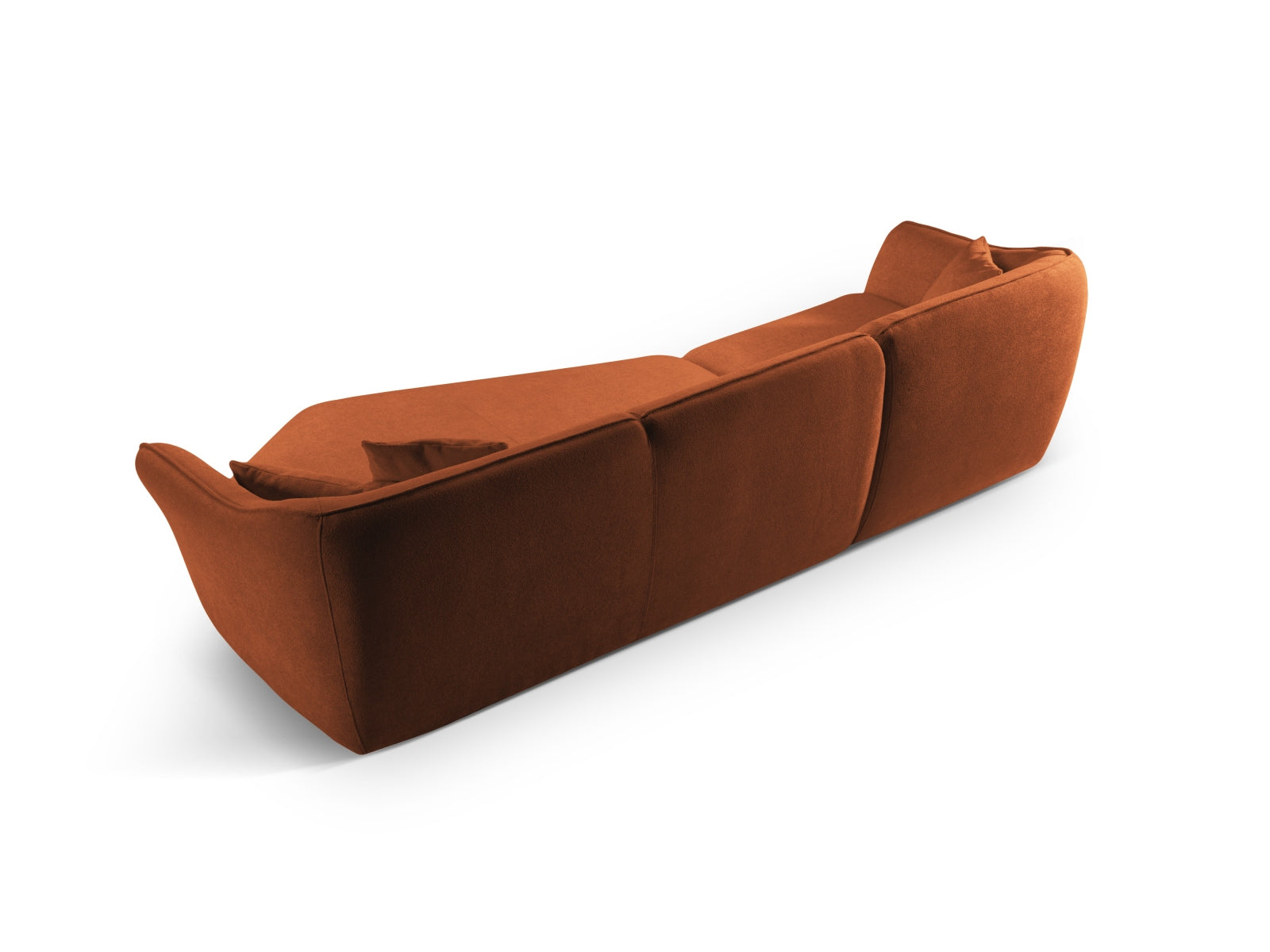 Erleben Sie das Hailey Boucle Ecksofa rechts von Micadoni – ein elegantes 5-Sitzer Sofa, das modernen Stil und höchsten Komfort bietet.