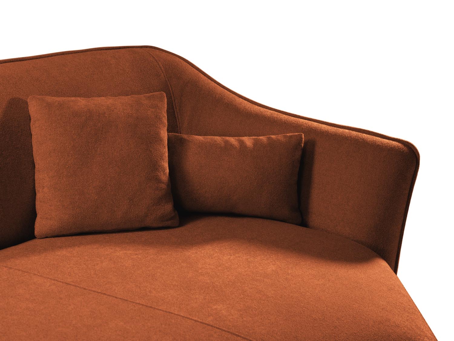 Entdecken Sie das Hailey Boucle Ecksofa rechts von Micadoni – ein stilvolles 5-Sitzer Sofa, das Komfort und modernes Design vereint.