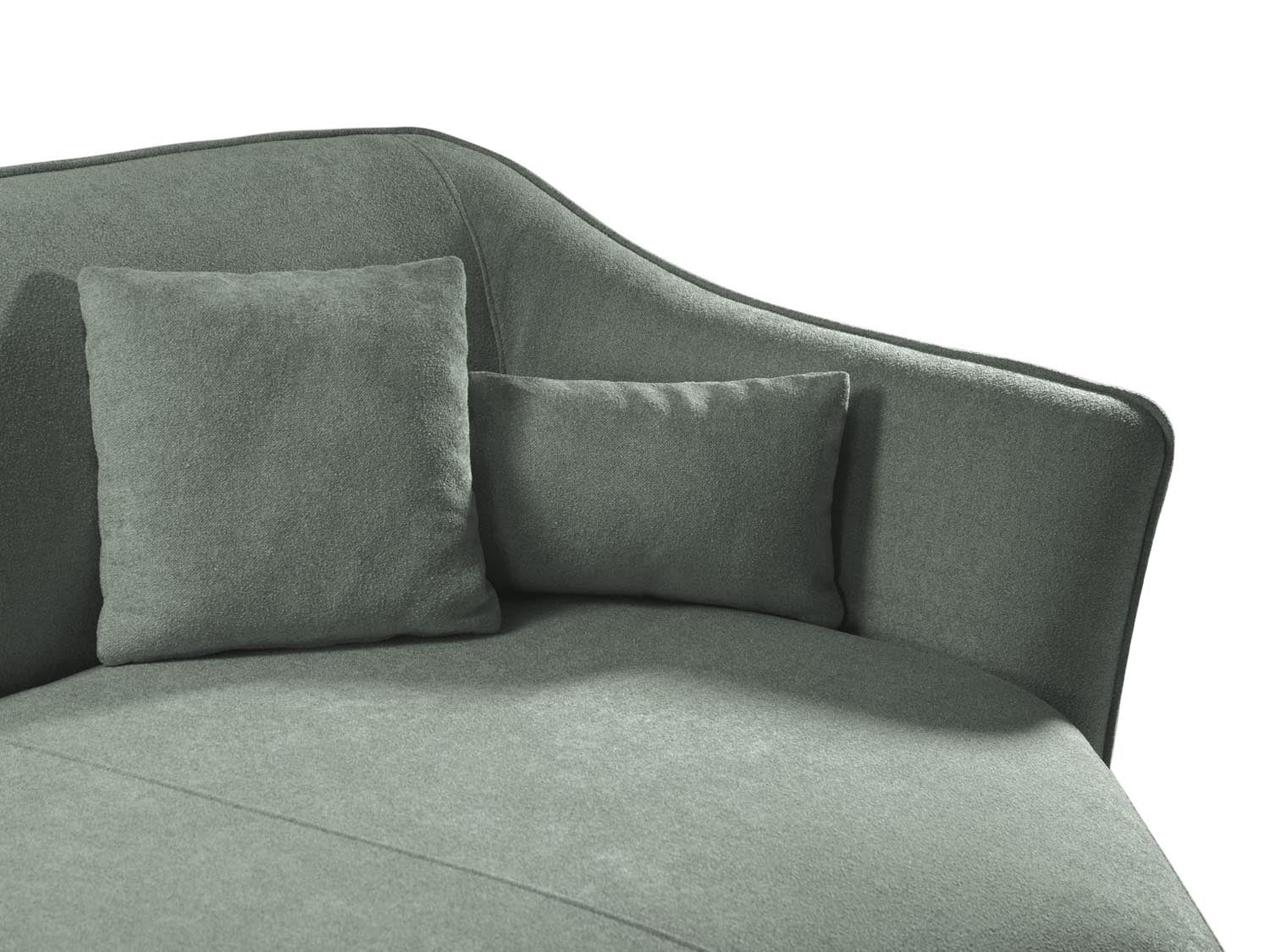 Erleben Sie das Hailey Boucle Ecksofa rechts von Micadoni – ein elegantes 5-Sitzer Sofa, das modernen Stil und höchsten Komfort bietet.