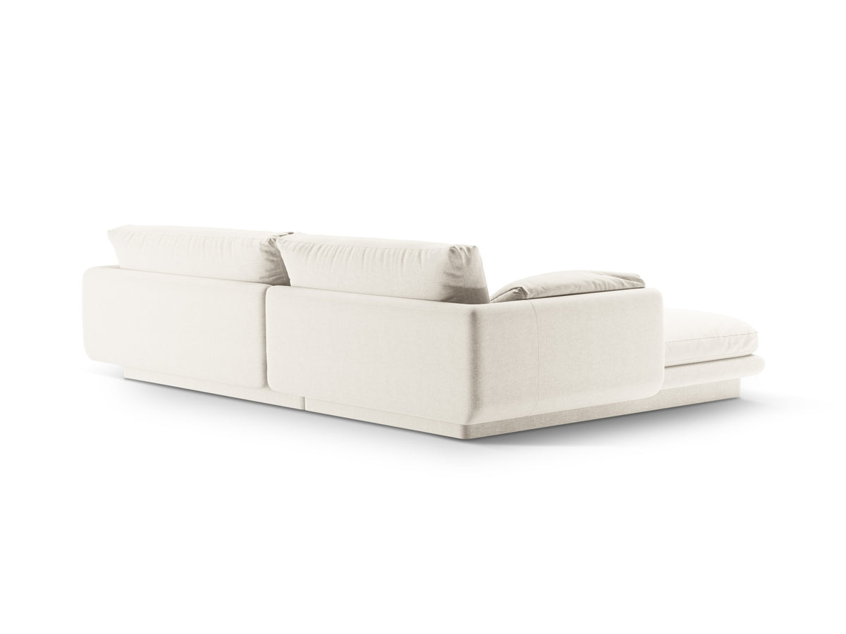 Torino Ecksofa rechts 4 Sitzer in Ivory-Wind präsentiert im Onlineshop von KAQTU Design AG. L-Sofa rechts ist von Micadoni