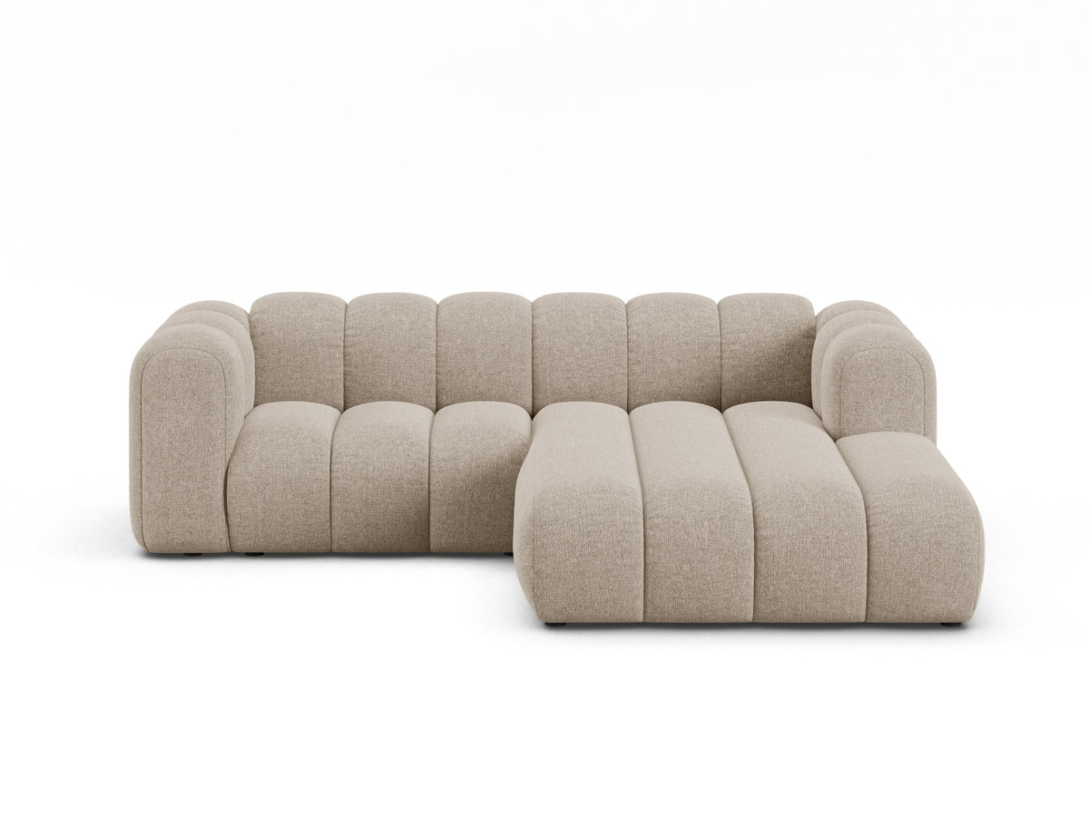 Lupine Modular Ecksofa rechts 3 Sitzer in Dark Beige-Eden präsentiert im Onlineshop von KAQTU Design AG. L-Sofa rechts ist von Micadoni