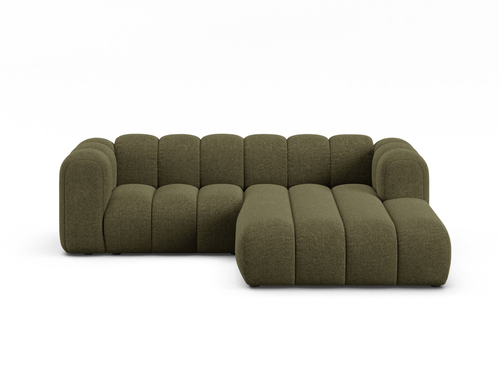 Lupine Modular Ecksofa rechts 3 Sitzer in Green präsentiert im Onlineshop von KAQTU Design AG. Ecksofa rechts ist von Micadoni