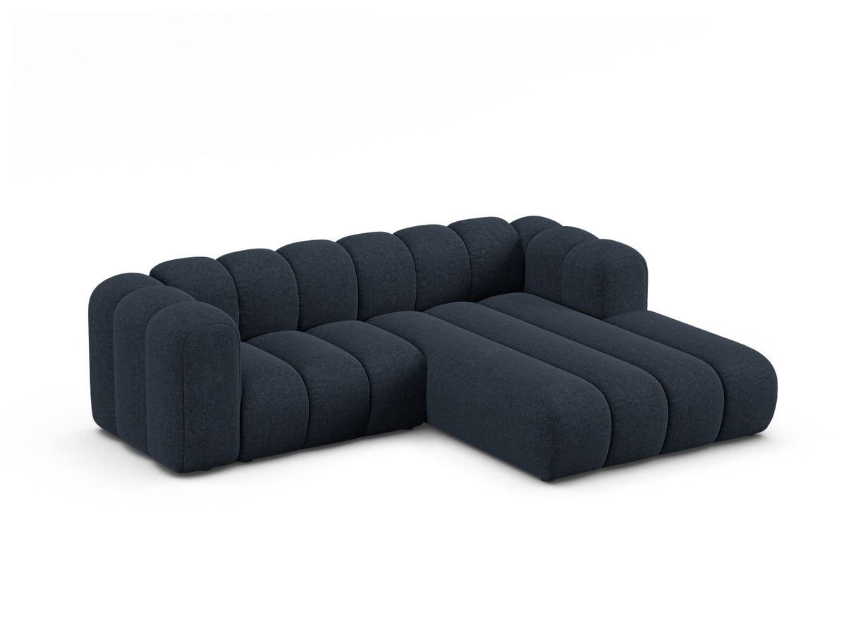 Lupine Modular Ecksofa rechts 3 Sitzer in Navy Blue-Eden präsentiert im Onlineshop von KAQTU Design AG. L-Sofa rechts ist von Micadoni