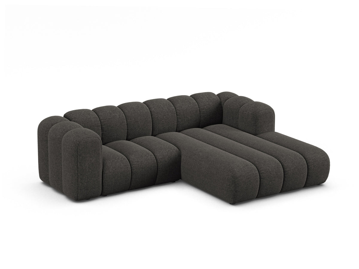 Lupine Modular Ecksofa rechts 3 Sitzer in Dark Grey-Eden präsentiert im Onlineshop von KAQTU Design AG. L-Sofa rechts ist von Micadoni
