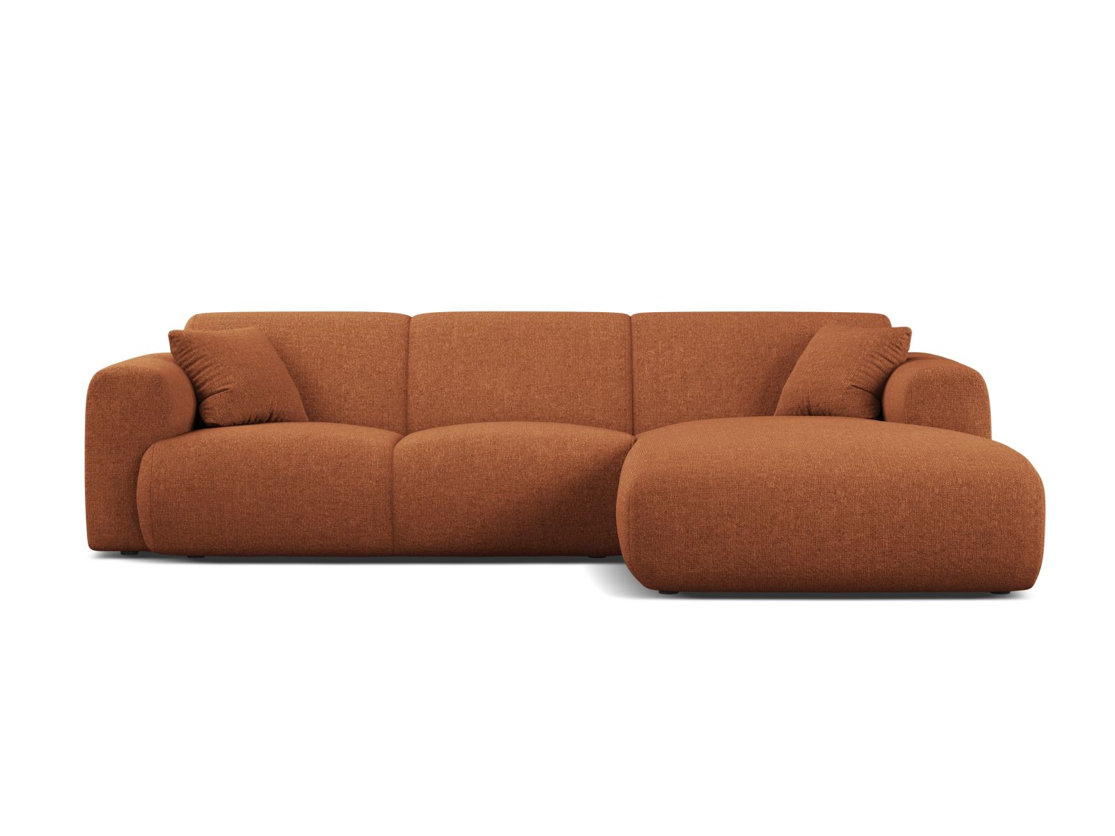 4-Sitzer Ecksofa rechts Molino in Brick-Eden präsentiert im Onlineshop von KAQTU Design AG. Ecksofa rechts ist von Micadoni