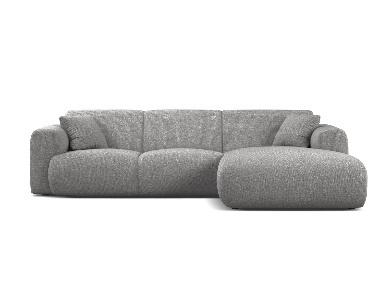 4-Sitzer Ecksofa rechts Molino in Light Grey-Eden präsentiert im Onlineshop von KAQTU Design AG. Ecksofa rechts ist von Micadoni