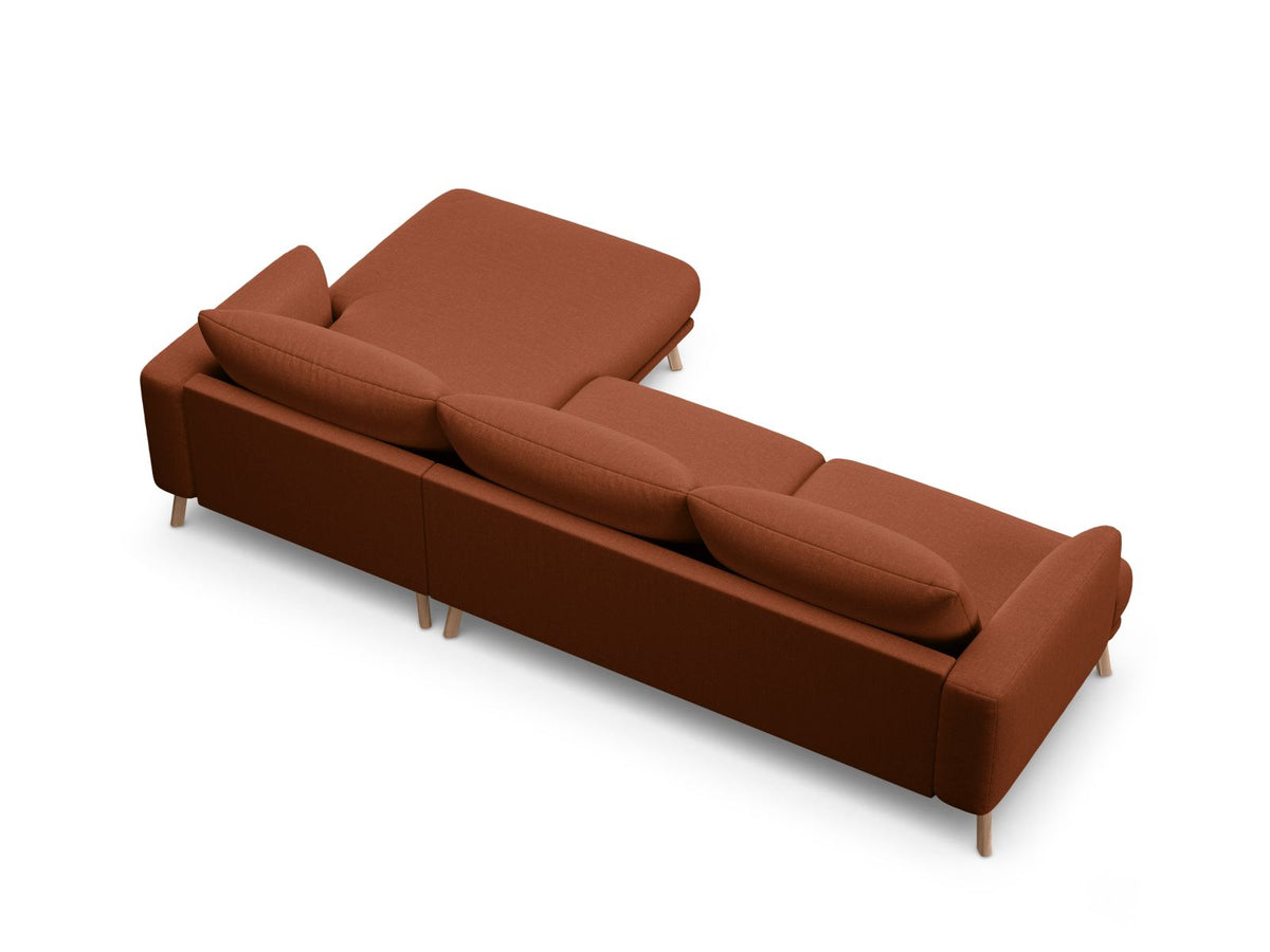 4-Sitzer Ecksofa rechts Naomi in Brick-Liberty präsentiert im Onlineshop von KAQTU Design AG. Ecksofa rechts ist von Micadoni