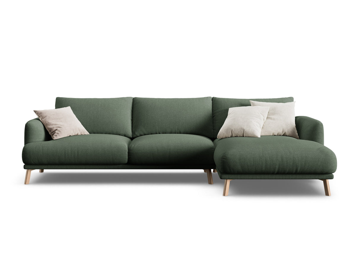 4-Sitzer Ecksofa rechts Naomi in Moss Green-Liberty präsentiert im Onlineshop von KAQTU Design AG. Ecksofa rechts ist von Micadoni